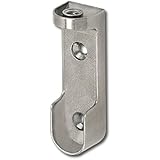 1 Schrankrohr Garderoben Kleiderstange oval Aluminium eloxiert Länge