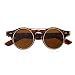 Produktbild Peanutaso Klassische Steampunk-Brille, runde Brillen, Flip Up-Sonnenbrille, Retro-Mode, Vintage-Accessoires, modisch, runde Brillen