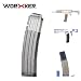 Produktbild Clip Magazin, Worker 22-Dart Magazin Soft Bullet Clip Magazin für 22 Darts für Nerf N-Strike Elite Series Blaster, Spielzeugblasterzubehör (Transparent Schwarz)