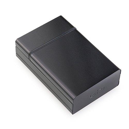 Preisvergleich Produktbild bestomz Zigarettenetui, Aluminium Pocket Cigar Tabak Box Halter Schutzhülle, Schwarz