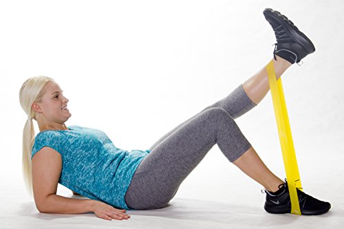 love your shape Gymnastikbänder 4-teiliges Set | elastische Bänder für Yoga, Pilates, Reha-Sport | Fitnessband Set Kraftsport | praktische Sportbänder, Physio-Bänder - 5
