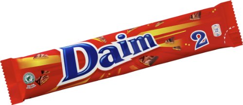 Preisvergleich Produktbild Daim Schokoriegel 12er Pack (2 x 28 g) – knackiger Mandelkaramell umhüllt von feinster Milchschokolade – einzigartig leckere schwedische Süßigkeit