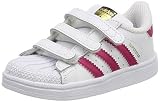 Niños Adidas Superstar CF I, Zapatillas Bébé Niñas, Blanco Rosfue/Ftwbla 000, 25 EU