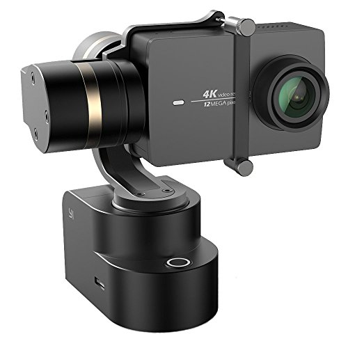 YI-4K-Action-Kamera-gebndelt-3-Achsen-Gimbal-Stabilisator-Selfie-Stick-Bluetooth-Remote-Travel-Schutzhlle-schwarz