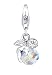 Produktbild Elli Damen Schmuck Charm Clasp Charm Engel Schutzengel Glücksbringer Himmel Silber 925 Swarovski® Kristalle