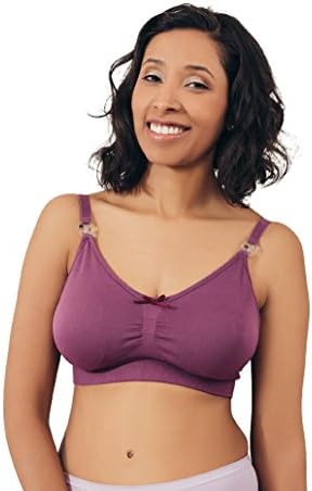 Mumba Bra Women Pregnancy Nursing Maternity & Breastfeeding Bra with Feeding Tracker, Seamless