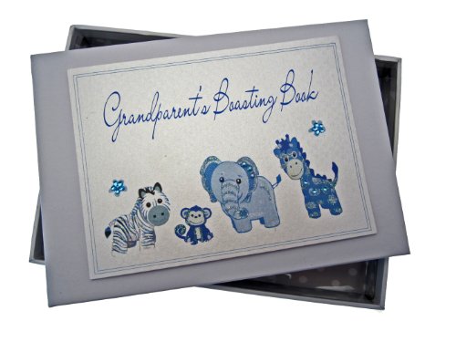 White Cotton Cards Grandparent's Boasting Book Photo Album (Tiny, Blue)