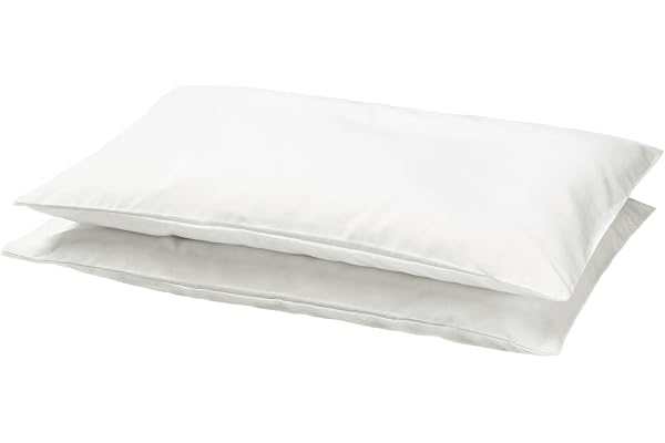 IKEA Barnörngott "Len", set om 2 örngott för barnsäng – 35 x 55 cm – 100% bomull –