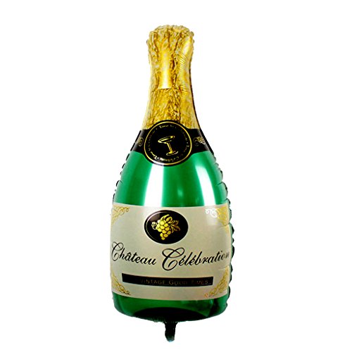 Flaschenform Hochzeit Geburtstagsparty Helium Folienballons Champagner