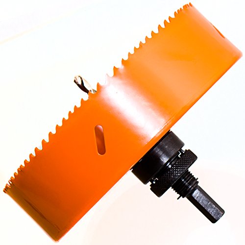 Ø 152 mm HSS BiM Lochsäge Bohrkrone mit Zentrierbohrer für Metall Holz Inox - 2