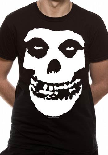 Mercancía Con Licencia Oficial MISFITS - SKULL T-Shirt (Negro), XX-Large