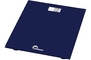 LITTLE BALANCE SB3 8844 Night Blue, Pèse-personne sans pile, Rechargeable USB-C, Réparable, 180 kg, Night Blue