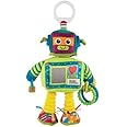 LAMAZE Rusty the Robot, Clip on Pram and Pushchair Newborn Baby Toy, Sensory Toy for Babies Boys and Girls from 0 to 6 Months
