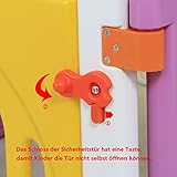 Seelux Kinder Laufstall Laufgitter aus Kunststoff mit Tür und Spielzeugboard in 4 Größen - 3