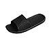 Produktbild Badelatschen Zehensandale Herren Badeschuhe Sommer Hausschuhe Beach Schwimmbadschuhe Sandalen Zehentrenner Outdoorschuhe Strandschuhe Erwachsene Hausschuhe Dusch Badeschuhe LMMVP (41 EU, Schwarz)
