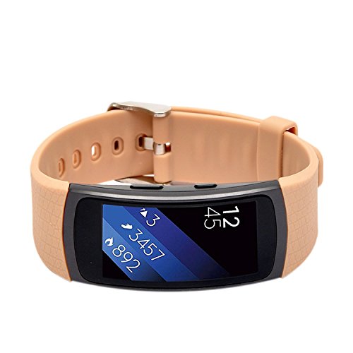 Preisvergleich Produktbild Woodln Gear Fit2 Smart Watch Zubehör Uhrenarmbänder Replacement Strap Band Uhrenarmband Erstatzband Armband für Samsung Gear Fit 2 R360 Fitness Smartwatch (Khaki)