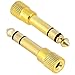 Produktbild Insten 1/10,2 cm 6,35 mm Audio zu 1/20,3 cm 3,5 mm Audio m/f Adapter, vergoldet