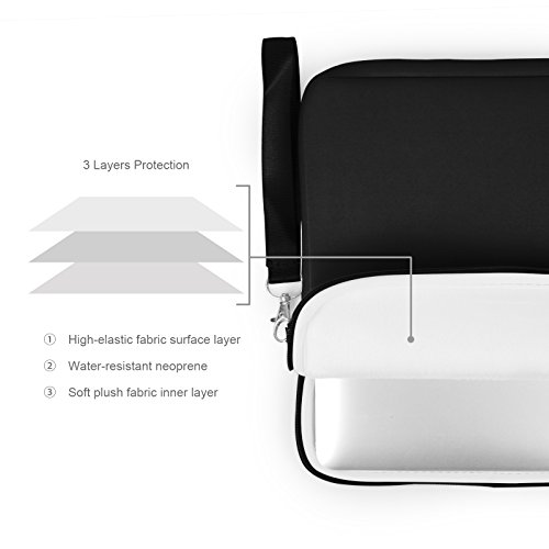 Lavievert weiches Neopren Hülle Sleeve Laptoptasche, Schutzhülle Tasche für 13 Zoll MacBook Air / Pro / Pro Retina und 13-13,3 Zoll Laptop / Notebook Computer / Ultrabook mit dem Reißverschluss (Farbe: Schwarz/Pink) (Schwarz) - 5