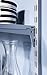 Element System Pro-Support Bracket Single Row, Pack of 2, 7 CM, 3 colours, Length 50 CM-For Shelf System, Wall Rail, 18133–00020 White Aluminium