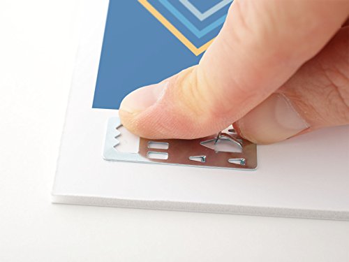 100 Stück – Aufhänger für Kapa Platten, Foamboard, Leichtschaumplatten, Leichtschaumaufhänger Groß - 5