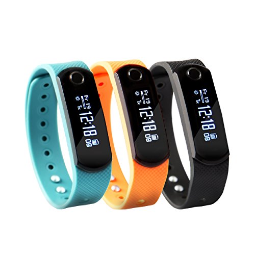 SportPlus Q-Band X, Smartwatch, Aktivitäts-/Schlaftracker, OLED Display, 3 austauschbare Bänder, für iOS und Android, SP-AT-BLE-20 - 6