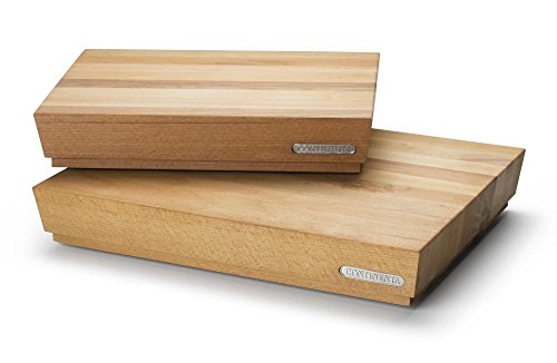 Continenta Hackblock, Hackstock, Schneideblock, Hackklotz, 48 x 36 x 7,3 cm, aus Buche Kernholz