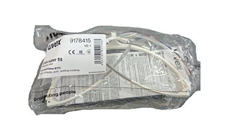Uvex 9178415 Super Fit Extreme Sicherheit Brille, Klar, Weiß/Grau - 2
