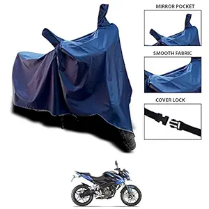 GOSHIV-car and bike accessories Water Resistant Cover for Bajaj Pulsar 200NS FI UV Ray Dirt and Dustproof (GO1-K75-Navy Blue)