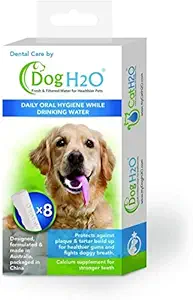 Goofy Tails Dog & Cat H2O Dental Care Tab for Oral Hygiene | for Pet H2O Water Fountain Filter (Dental Care Tablet 8 Tabs)