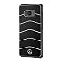 Produktbild Mercedes MEHCS8LCUSALBK Wave VIII Brushed Aluminium Hard Schutzhülle für Galaxy S8 Plus schwarz