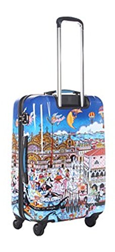 ... 50% SALE ... PREMIUM DESIGNER Hartschalen Koffer - Heys Künstler Fazzino Venezia - Trolley mit 4 Rollen Gross Venezia