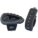 Produktbild Fodsports Motorrad Interphone Freisprecheinrichtung Multi Gegensprechanlage-Sports Helm Headset Bluetooth 3.0 Lenker Fernbedienung Controller, FM Radio NFC 1200 m, wasserdicht, ideal für Reiten und Skifahren 5 Riders Voll Duplex