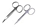 Wittex left-handed set of skin and nail scissors