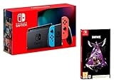 Nintendo Switch Rouge/Bleu Néon 32Go + Fortnite: Pack Feu Obscur