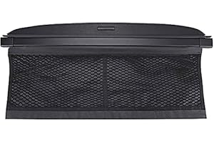 LMYBEST Einziehbare Heckkoffer Abdeckung für Smart Fortwo 451 2009-2014, Laderaumabdeckung Kofferraum Schutz Abdeckung Boot Load Shielding Security Panel Rollo