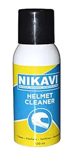 NIKAVI HLMC Helmet Cleaning Helmet Cleaner Spray, Sanitizes and Deodorizes Helmet - 120ml