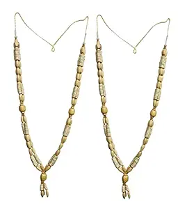 Snabs Chandan Mala for Photo Frame Garland for Photo Frames, Gods Idols, Set of 2