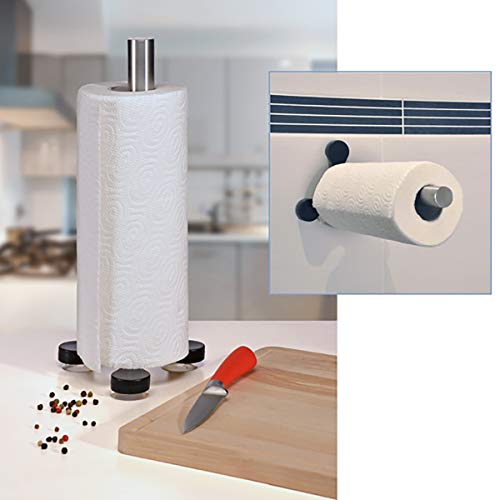 Preisvergleich Produktbild GYD Küchenrollenhalter Höhe: ca. 33 cm Edelstahl Küchen Rollenhalter