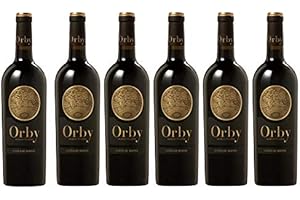 ZEELEC Orby Premium - Vin Rouge Bio des Cotes du Rhone AOC - Lot de 6x75cl