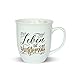 Produktbild Boho Chic 44932 Tasse mit Motivdruck im angesagten Look, Golddruck, Innendruck, Text: Das Leben ist wundervoll, Porzellan
