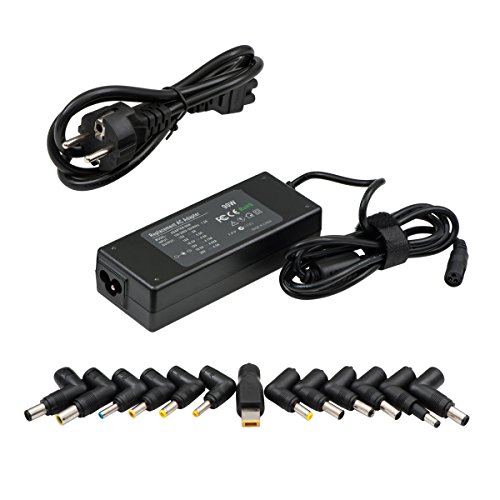 QUMOX Netzteil Notebook Ladegerät Universal Adapter 13 Stecker max 6A 90W (15/16/18.5/19/19.5/20V)