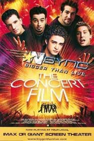 NSYNC: BIGGER THAN LIVE Poster ORIGINAL MUSIC POSTER