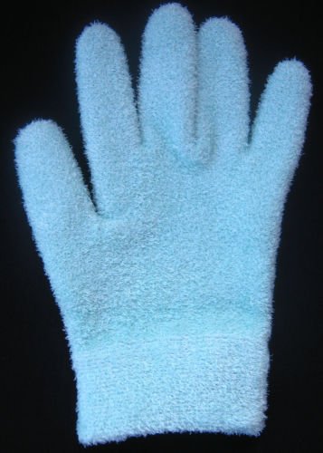Moisturising Gel Gloves For Dry Chapped Hands - Green