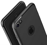 Amozoâ® Soft Silicone With Anti Dust Plugs Shockproof Slim Back Cover Case For Apple Iphone 7 - Black RS.199 (72.00% Off) - Amazon