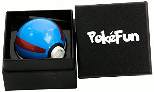 PokéFun – Superball Pokeball Weed Grinder | Herb Crusher | Gewürzmühle | Krautmühle | Siebgrinder | Crusher 3 teilig | 55 mm | Pollenfilter | Pinsel - 6
