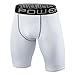 Herren Kind PowerLayer Funktionsunterwäsche Kompressionsshort Armour Compression Shorts Skins - Large - White