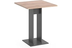 Vicco Tavolo da pranzo Repose, Antracite, 65 x 65 cm