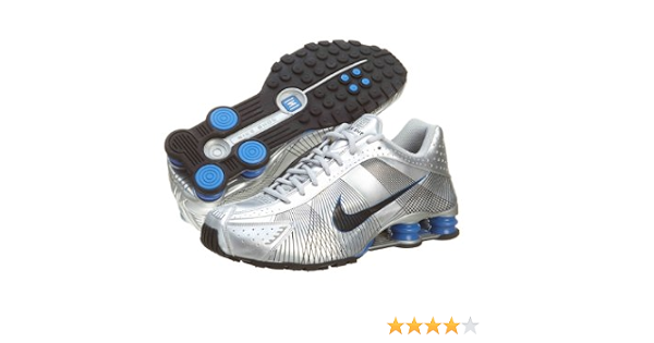 Nike Shox R4 386154-001 (M 11.5, Metallic Silver BLK- Varsity Royal):  Amazon.co.uk: Shoes \u0026 Bags