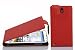 Produktbild Huawei G610 Flip Hülle in ROT von Cadorabo - Handyhülle in Kunstleder für Huawei G610 Case Cover Schutzhülle Etui Tasche in INFERNO ROT