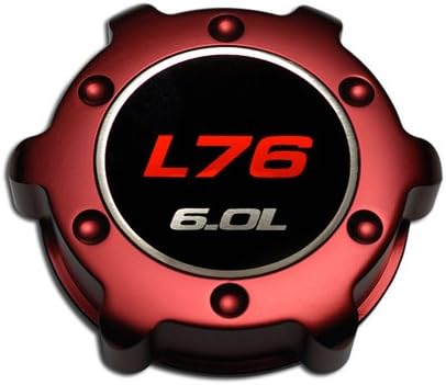 Vision Motor Sports VMS RACING L76 6.0L RED OIL CAP in Billet Aluminum Compatible with Chevrolet Pontiac GT G8 V8 08 09 2008 2009